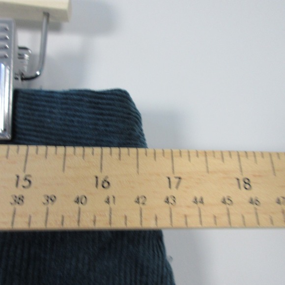 Banana Republic Corduroy Straight Leg Trousers Women Blue 12 Cotton Casual 558 - Picture 9 of 12